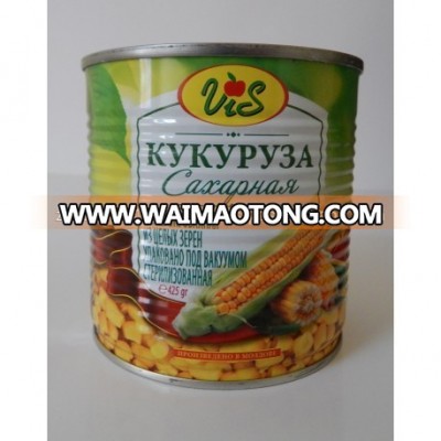 Edible Wholesale Canned Sweet Kernel Corn for sale