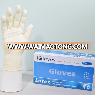 medical powder free nitrile examination gloves